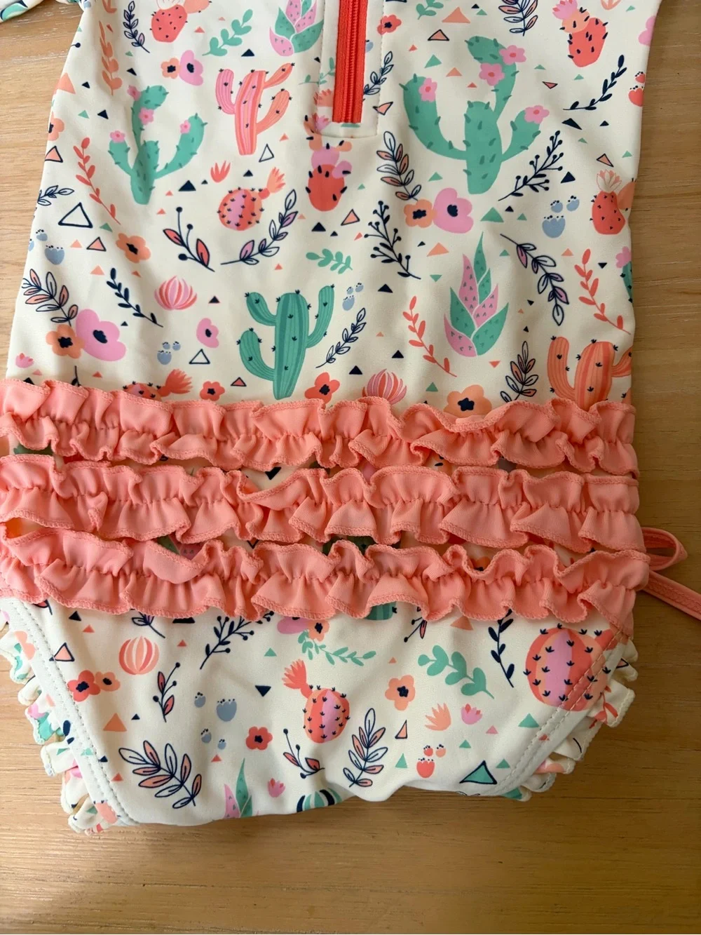 Ruffle Butts  Kids Swim Rashguard Sz 12-18m EUC